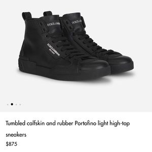 Dolce & gabbana -  high top sneakers.